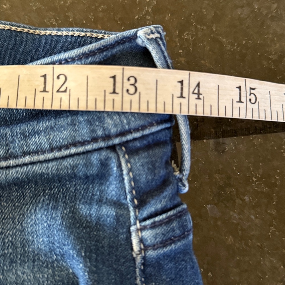 MOTHER The Insider Ankle High Rise Bootcut Ankle Jeans The Road to Paradise W-27 - Picture 9 of 16